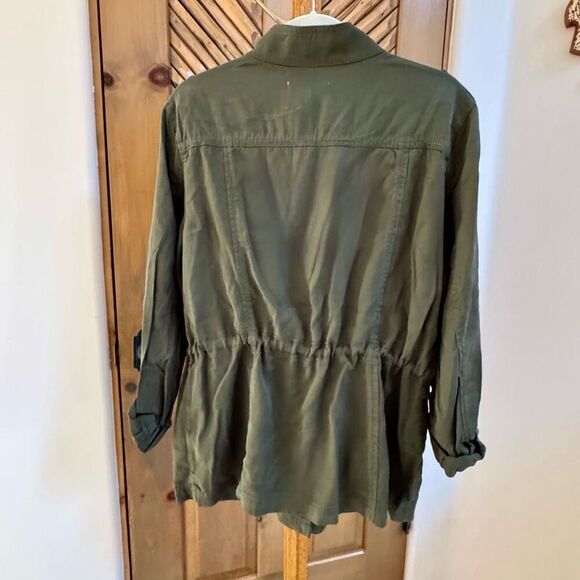 NWT (XL) Workshop Republic Tencel Anorak Military Jacket - Olive Green Utility S - Picture 2 of 8